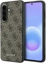 Guess Samsung Galaxy A57 Hoesje Hard Case 4G Logo Metal Logo Bruin