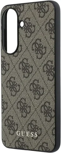 Guess Samsung Galaxy A37 Hoesje Hard Case 4G Logo Matal Logo Bruin afbeelding 6