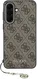 Guess Samsung Galaxy A37 Hoesje Hard Case 4G Logo Matal Logo Bruin afbeelding 3