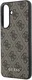 Guess Samsung Galaxy A57 Hoesje Hard Case 4G Logo Metal Logo Charm Bruin afbeelding 5