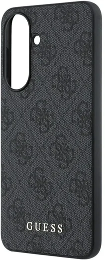 Guess Samsung Galaxy A57 Hoesje Hard Case 4G Logo Metal Logo Charm Zwart afbeelding 5