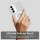 Samsung Galaxy S26 Hoesje MagSafe Backcover Semi-Transparant & Wit afbeelding 6
