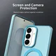 Samsung Galaxy S26 Hoesje MagSafe Backcover Semi-Transparant & Blauw afbeelding 8