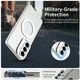 Samsung Galaxy S26 Plus Hoesje MagSafe Backcover Semi-Transparant & Wit afbeelding 9