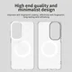 Samsung Galaxy S26 Plus Hoesje MagSafe Backcover Semi-Transparant & Wit afbeelding 3