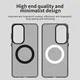 Samsung Galaxy S26 Plus Hoesje MagSafe Backcover Semi-Transparant & Zwart afbeelding 3