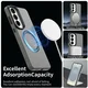 Samsung Galaxy S26 Plus Hoesje MagSafe Backcover Semi-Transparant & Zwart afbeelding 2