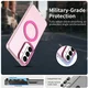 Samsung Galaxy S26 Plus Hoesje MagSafe Backcover Semi-Transparant & Roze afbeelding 9