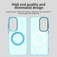 Samsung Galaxy S26 Plus Hoesje MagSafe Backcover Semi-Transparant & Blauw afbeelding 3