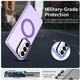 Samsung Galaxy S26 Plus Hoesje MagSafe Backcover Semi-Transparant & Paars afbeelding 9
