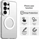 Samsung Galaxy S26 Ultra Hoesje MagSafe Backcover Semi-Transparant & Wit afbeelding 7