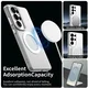 Samsung Galaxy S26 Ultra Hoesje MagSafe Backcover Semi-Transparant & Wit afbeelding 2