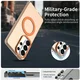 Samsung Galaxy S26 Ultra Hoesje MagSafe Backcover Semi-Transparant & Oranje afbeelding 9