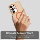Samsung Galaxy S26 Ultra Hoesje MagSafe Backcover Semi-Transparant & Oranje afbeelding 6