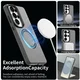 Samsung Galaxy S26 Ultra Hoesje MagSafe Backcover Semi-Transparant & Zwart afbeelding 2