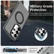 Samsung Galaxy S26 Ultra Hoesje MagSafe Backcover Semi-Transparant & Zwart afbeelding 9