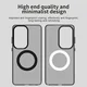 Samsung Galaxy S26 Ultra Hoesje MagSafe Backcover Semi-Transparant & Zwart afbeelding 3