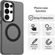 Samsung Galaxy S26 Ultra Hoesje MagSafe Backcover Semi-Transparant & Zwart afbeelding 7