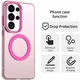 Samsung Galaxy S26 Ultra Hoesje MagSafe Backcover Semi-Transparant & Roze afbeelding 7