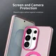 Samsung Galaxy S26 Ultra Hoesje MagSafe Backcover Semi-Transparant & Roze afbeelding 8