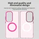 Samsung Galaxy S26 Ultra Hoesje MagSafe Backcover Semi-Transparant & Roze afbeelding 3