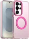 Samsung Galaxy S26 Ultra Hoesje MagSafe Backcover Semi-Transparant & Roze