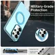 Samsung Galaxy S26 Ultra Hoesje MagSafe Backcover Semi-Transparant & Blauw afbeelding 9