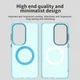 Samsung Galaxy S26 Ultra Hoesje MagSafe Backcover Semi-Transparant & Blauw afbeelding 4