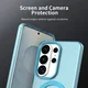 Samsung Galaxy S26 Ultra Hoesje MagSafe Backcover Semi-Transparant & Blauw afbeelding 8
