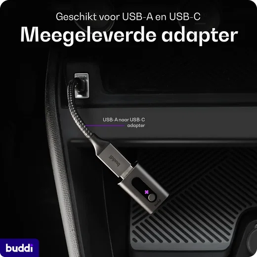 Buddi Play 3 Bluetooth Apple CarPlay & Android Auto Adapter afbeelding 5