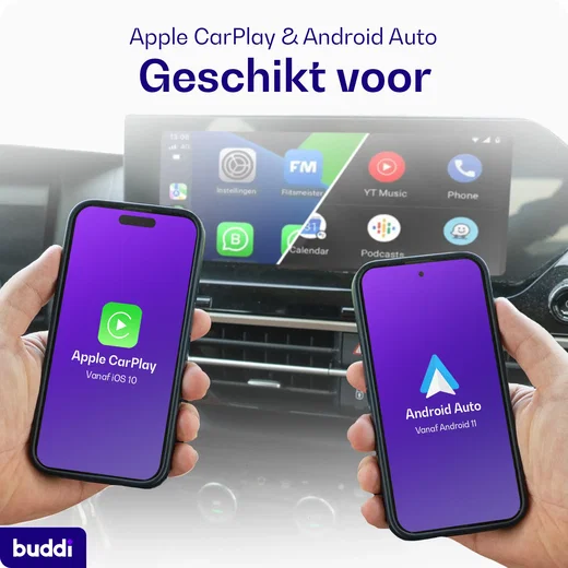 Buddi Play 3 Bluetooth Apple CarPlay & Android Auto Adapter afbeelding 10