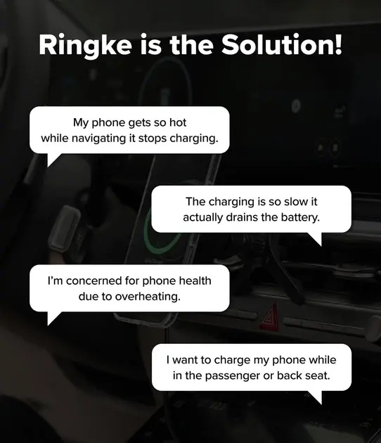Ringke Qi2 Peltier MagSafe Telefoonhouder Auto met Opladen 25W Zwart afbeelding 13