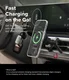 Ringke Qi2 Peltier MagSafe Telefoonhouder Auto met Opladen 25W Zwart afbeelding 12
