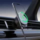 Mobilize MagSafe Ventilatierooster Telefoonhouder met Uitrekbare Kabel 25W Zwart afbeelding 5