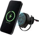 Mobilize MagSafe Ventilatierooster Telefoonhouder met Uitrekbare Kabel 25W Zwart afbeelding 1