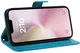 Apple iPhone 17e / 16e Hoesje Wallet Vlinder Book Case Kunstleer Blauw afbeelding 5