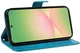 Samsung Galaxy A57 Hoesje Wallet Vlinder Book Case Kunstleer Blauw afbeelding 12