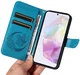 Samsung Galaxy A56 Hoesje Wallet Vlinder Book Case Kunstleer Blauw afbeelding 6