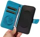 Samsung Galaxy S25 FE Hoesje Wallet Vlinder Book Case Kunstleer Blauw afbeelding 11