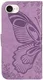 Apple iPhone 17e / 16e Hoesje Wallet Vlinder Book Case Kunstleer Paars afbeelding 9