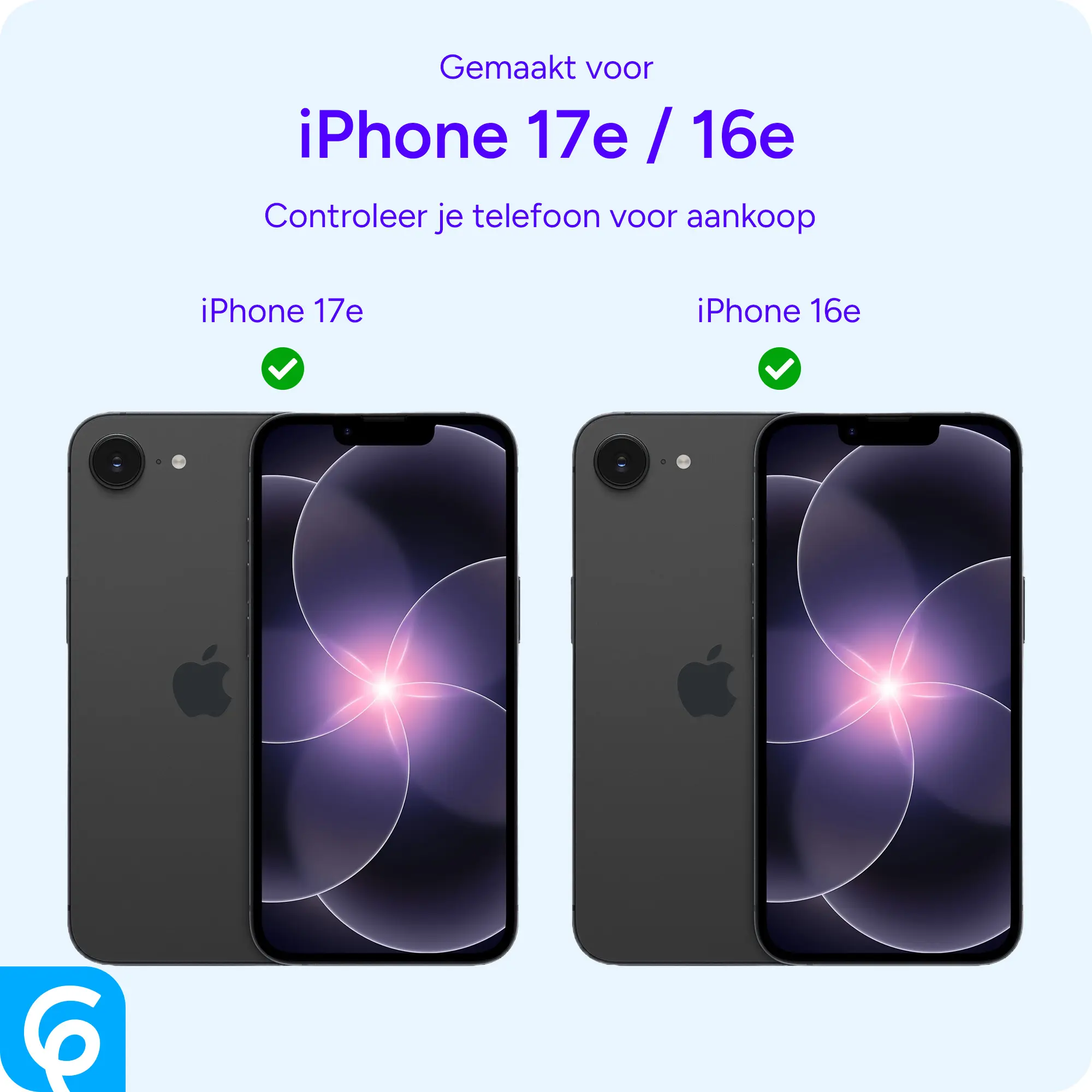 Apple iPhone 17e / 16e Hoesje Wallet Vlinder Book Case Kunstleer Paars afbeelding 3