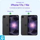 Apple iPhone 17e / 16e Hoesje Wallet Vlinder Book Case Kunstleer Paars afbeelding 3