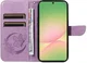 Samsung Galaxy A57 Hoesje Wallet Vlinder Book Case Kunstleer Paars afbeelding 6