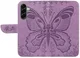 Samsung Galaxy A57 Hoesje Wallet Vlinder Book Case Kunstleer Paars afbeelding 5