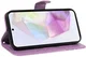 Samsung Galaxy A56 Hoesje Wallet Vlinder Book Case Kunstleer Paars afbeelding 9