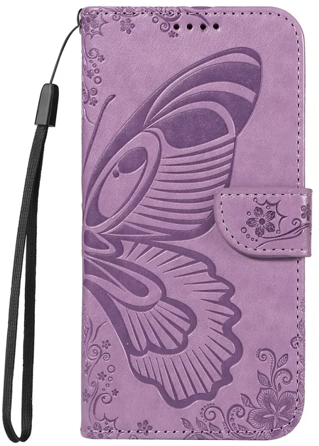 Samsung Galaxy S25 FE Hoesje Wallet Book Case Kunstleer Paars afbeelding 9