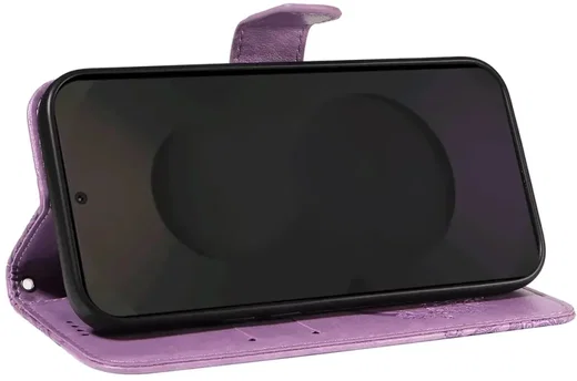 Samsung Galaxy S25 FE Hoesje Wallet Book Case Kunstleer Paars afbeelding 2