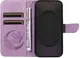 Samsung Galaxy S25 FE Hoesje Wallet Book Case Kunstleer Paars afbeelding 5