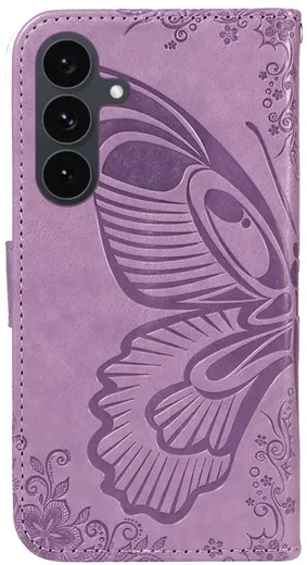 Samsung Galaxy S25 FE Hoesje Wallet Book Case Kunstleer Paars afbeelding 10