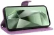 Samsung Galaxy S24 FE Hoesje Wallet Vlinder Book Case Kunstleer Paars afbeelding 5
